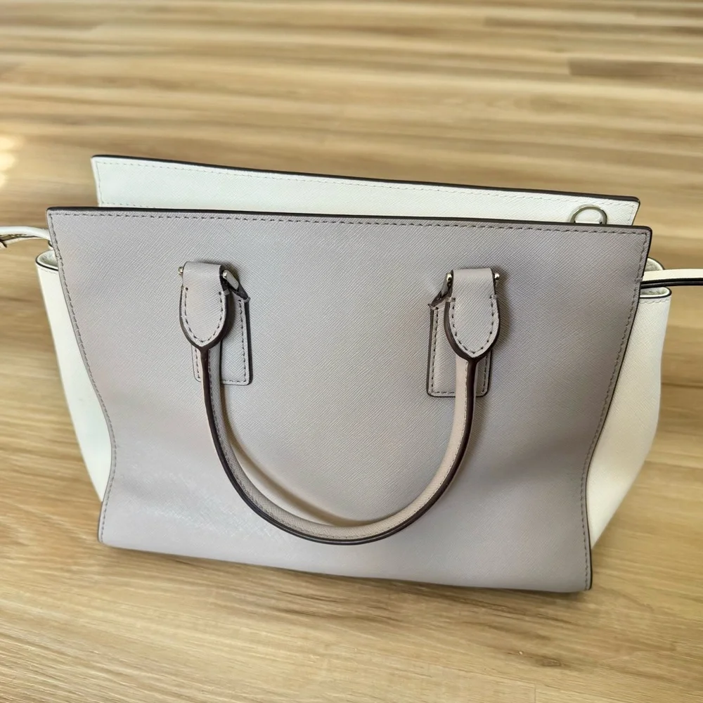 Kate Spade New York Cameron Street Candace Satchel Blush/Stone Saffiano Leather